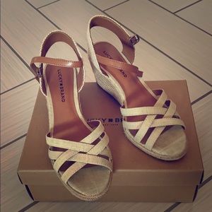 Lucky brand wedge sandals